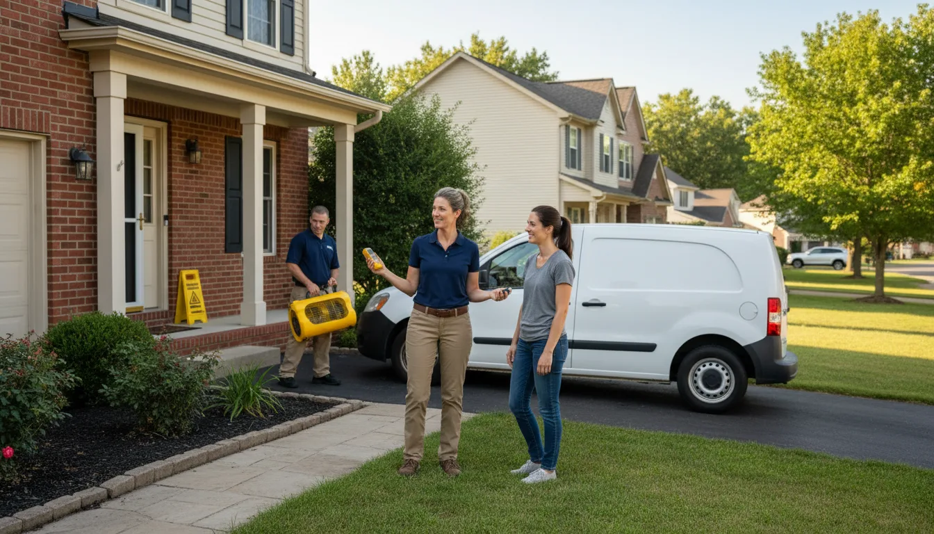 Water restoration image for Dehumidification And Cleanup Services in Center Moriches, NY